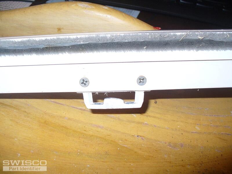 top sash latch installed