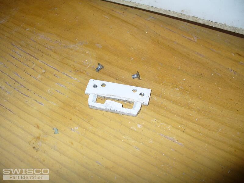 top sash latch removed