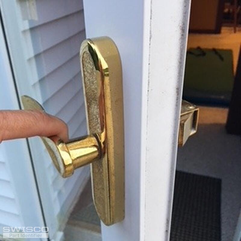 Door with handles