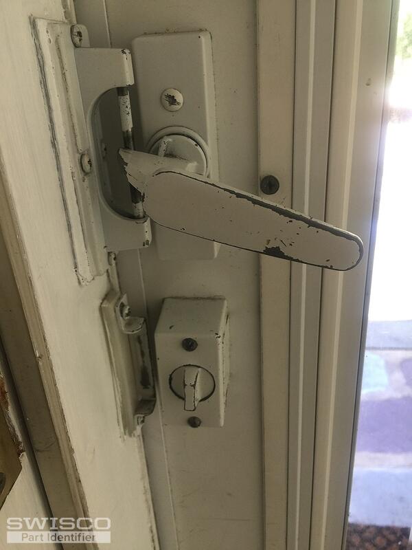 storm door lock inside
