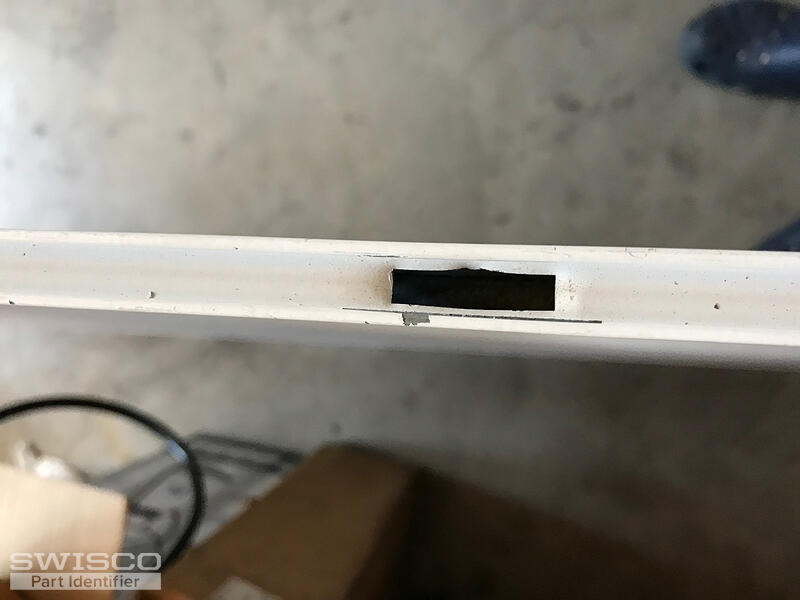 Screen Door Latch Opening