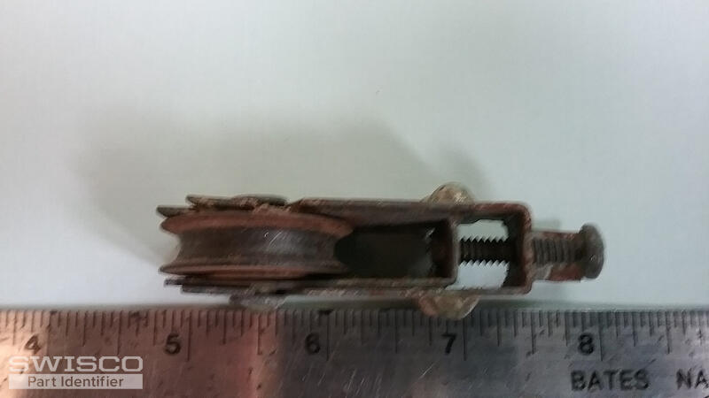 sliding glass door wheel bottom view