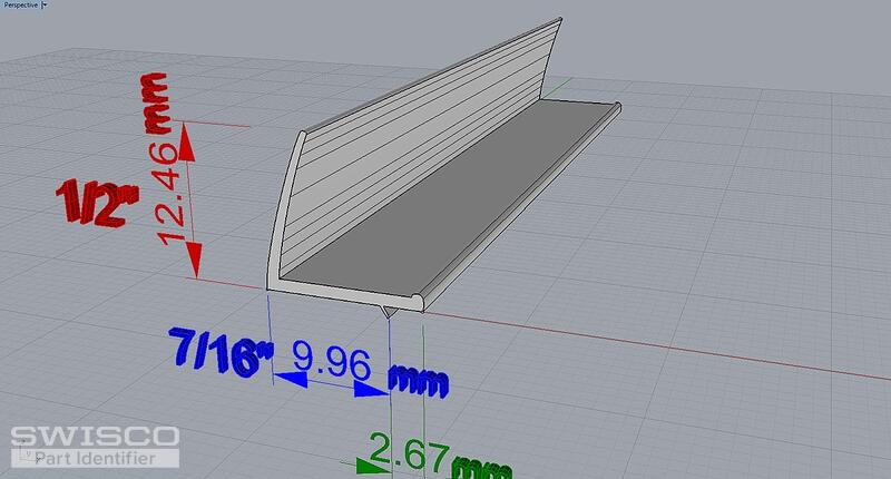 Snapin window glazing isometric view