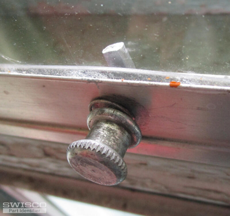 Aluminum catch in place