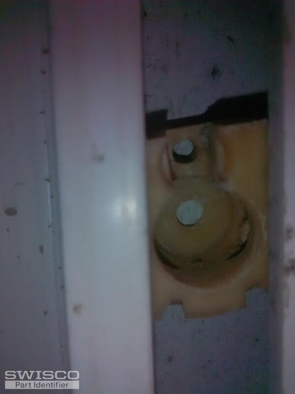 plastic holred in the window trac