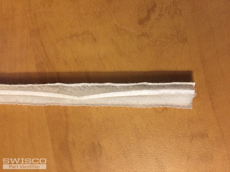 window weatherstripping top view