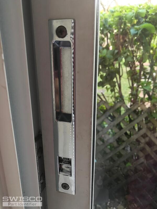Sliding door lock left