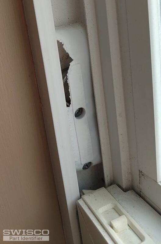 Sheldon window balance with plastic covering