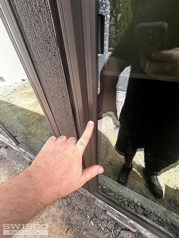 bronze window stop