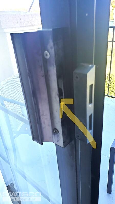 left handle showing empty lock chamber