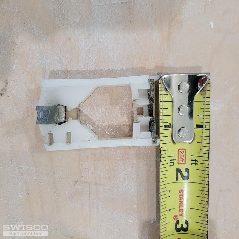 plastic bottom guide broken window attachment meas