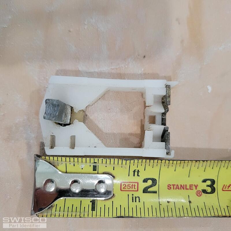 plastic bottom guide broken window attachment 2