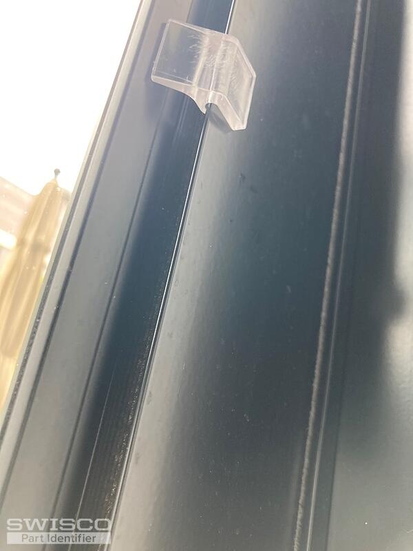 Storm door glass/screen clips
