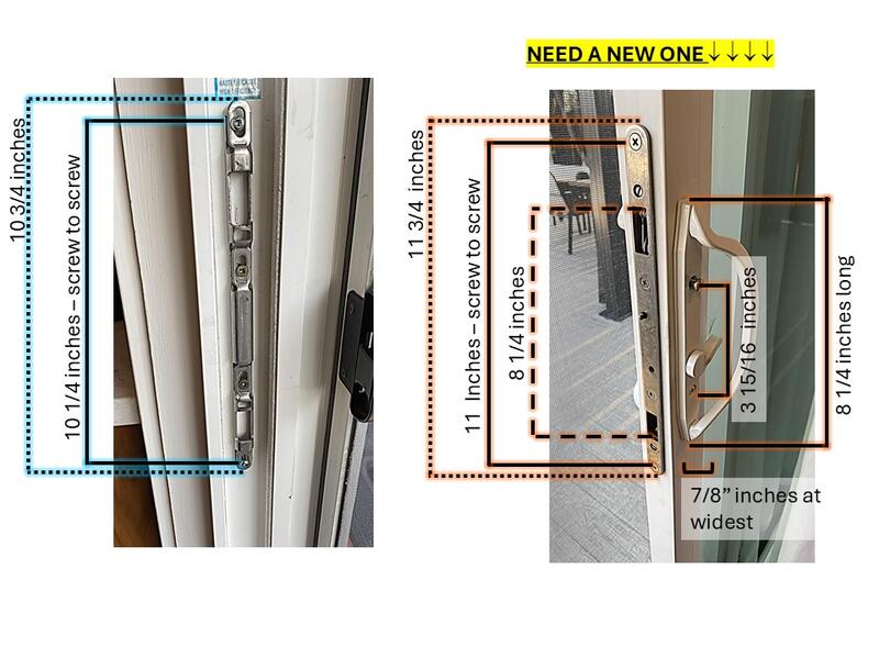 PATIO DOOR HANDLE COMBINED