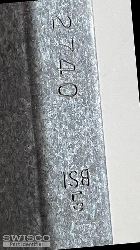 product code stamped on balance