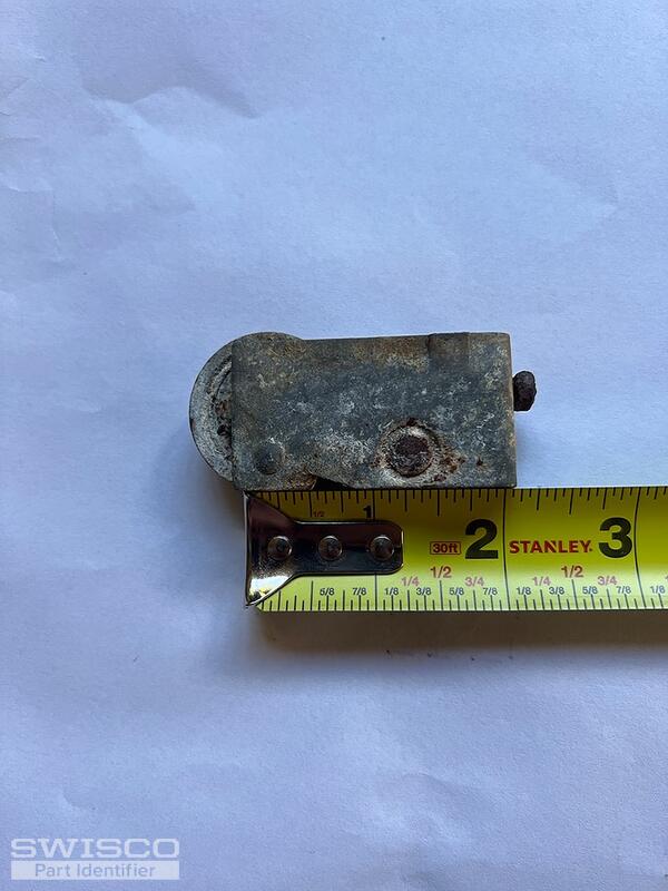 Old sliding glass door roller