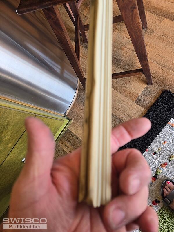 Milgard French Door weatherstrip top view