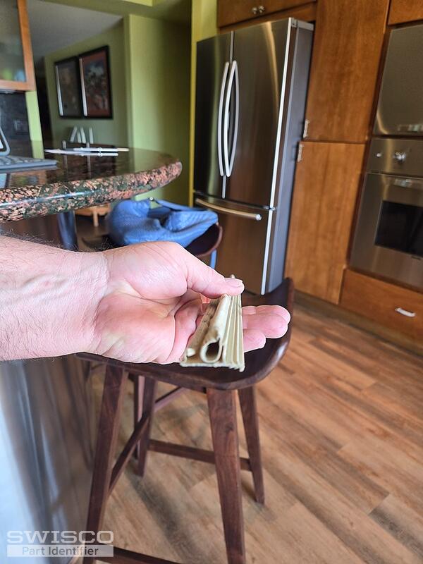 Milgard French Door weatherstrip end view