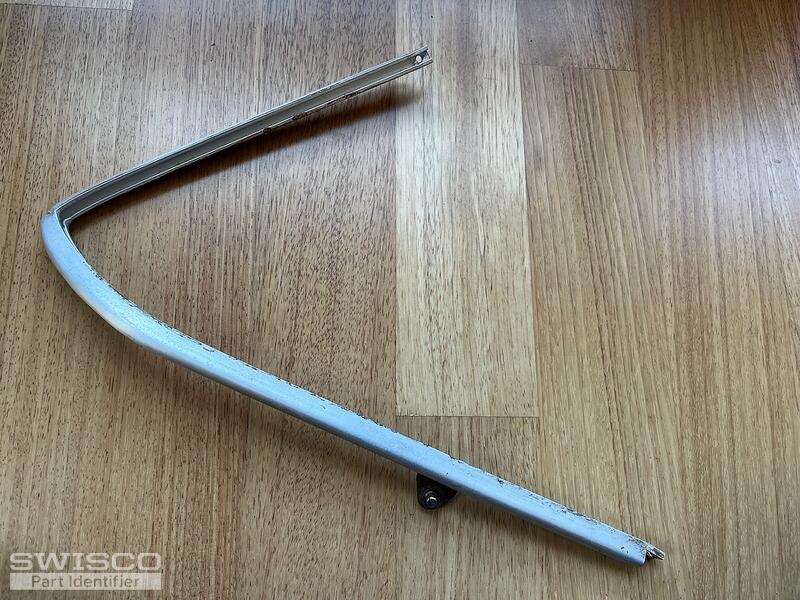 Track from broken awning window