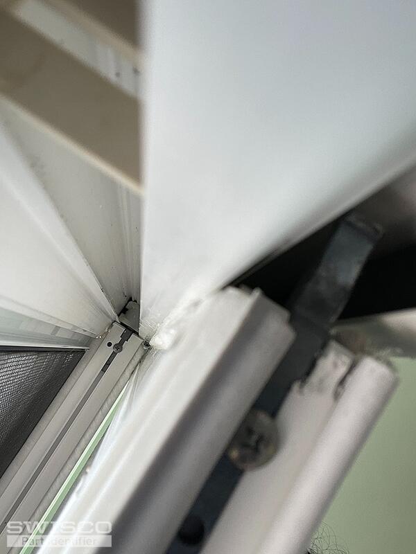 underside of window