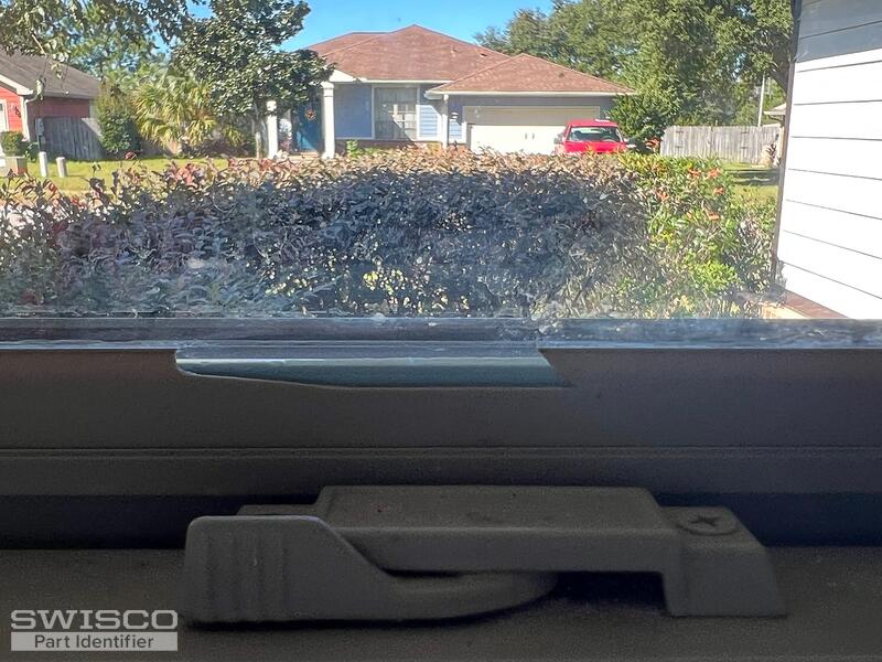 cracked glazing