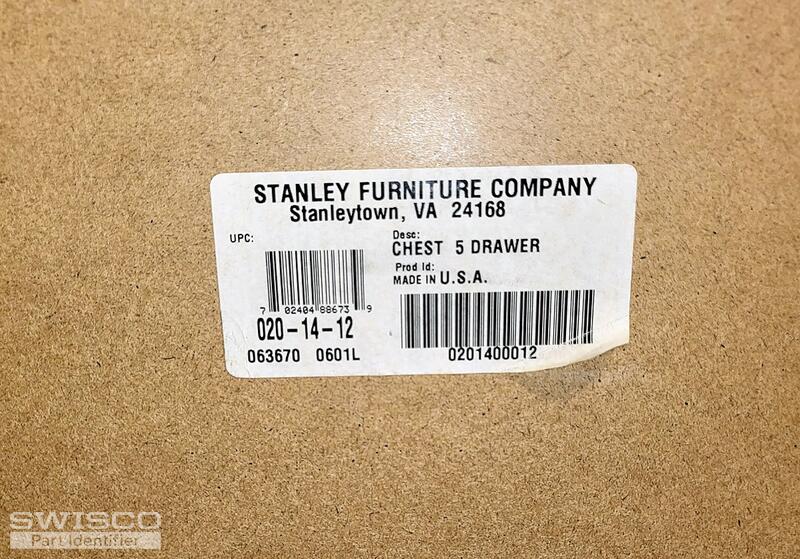 Stanley 5-Drawer Product Label
