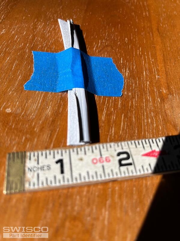Casement window weather stripping