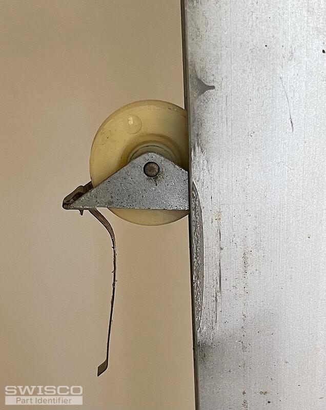 Patio door screen slider roller assembly