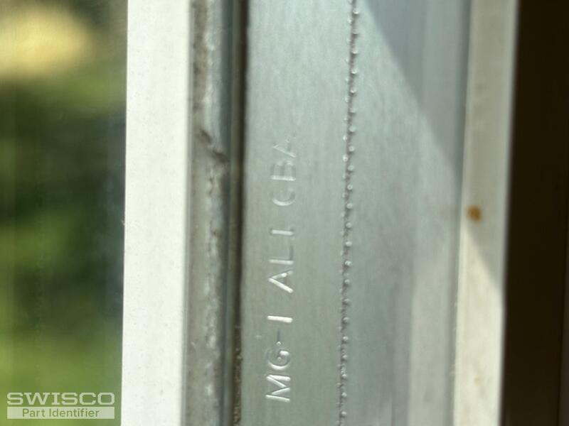 MG-I ALI CBA stamp on aluminum frames