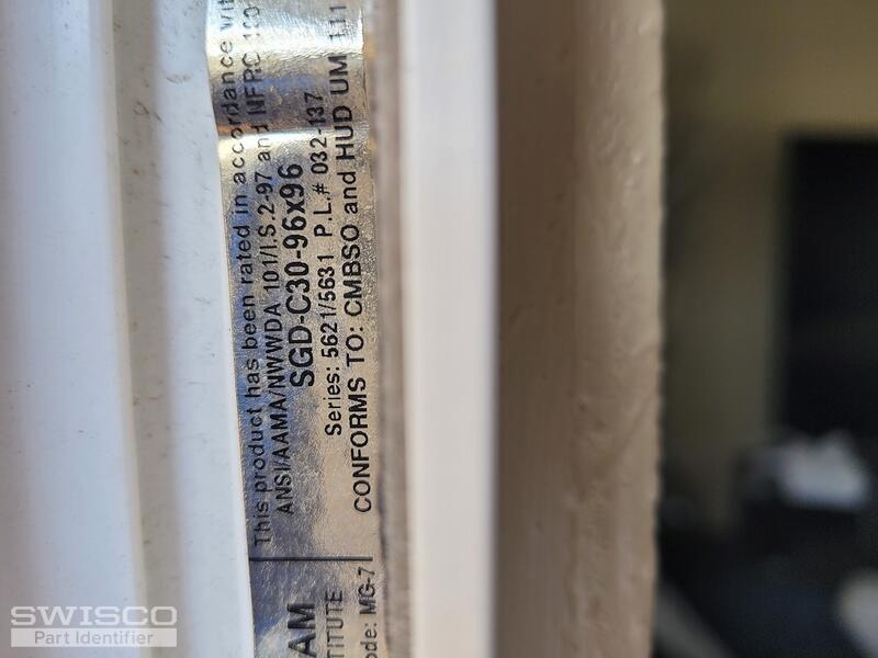 Label Sliding door model