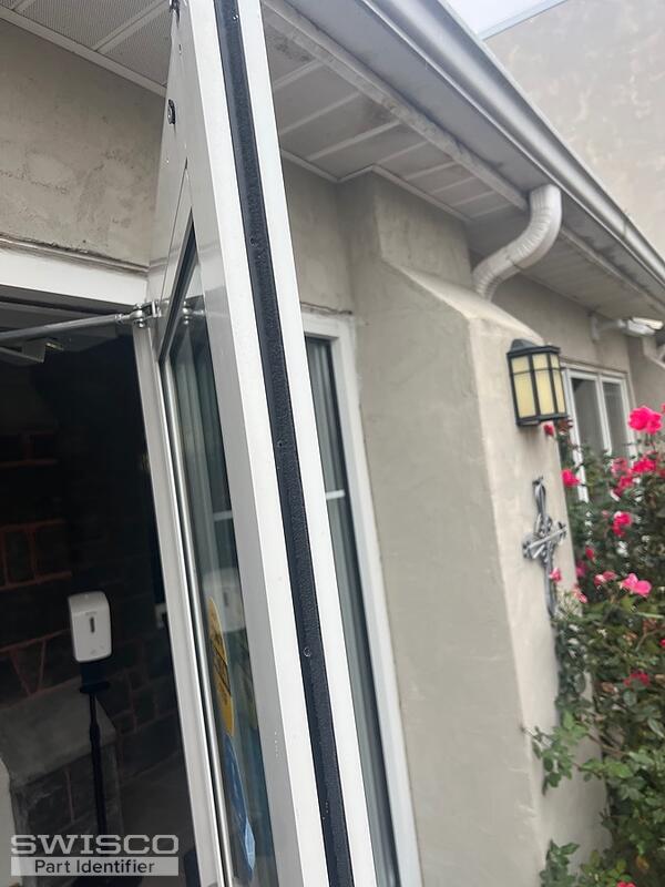 Commercial door weather stripping