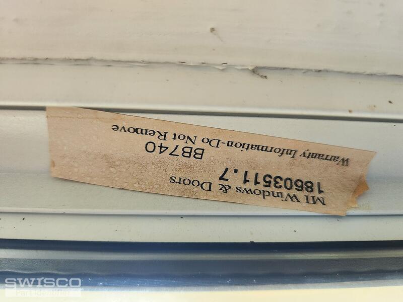 window warranty tag