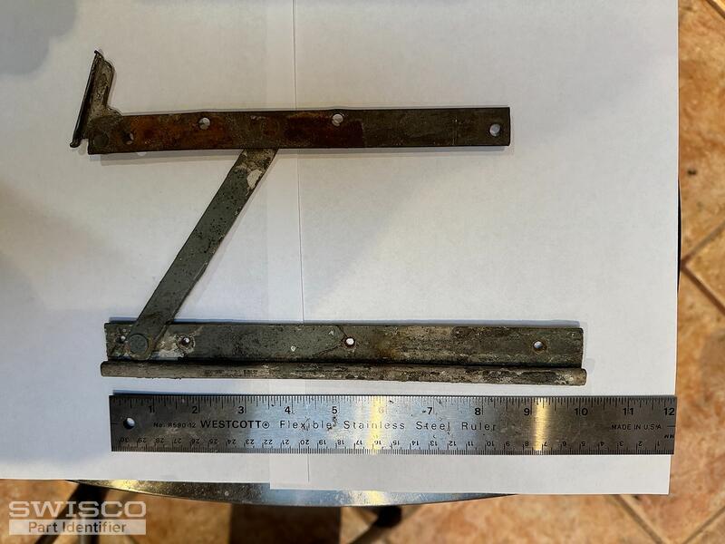Vintage casement window hinges