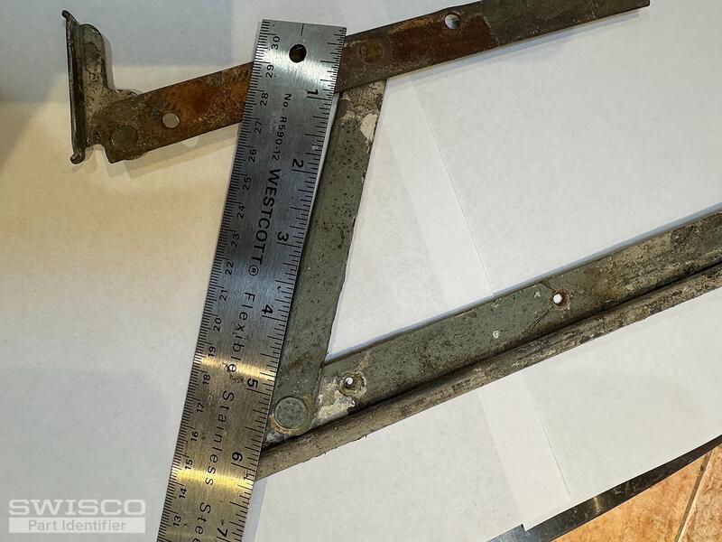 Vintage casement window hinges