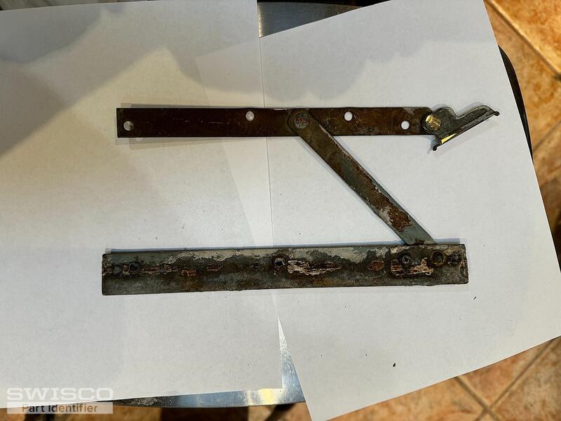 Vintage casement window hinges