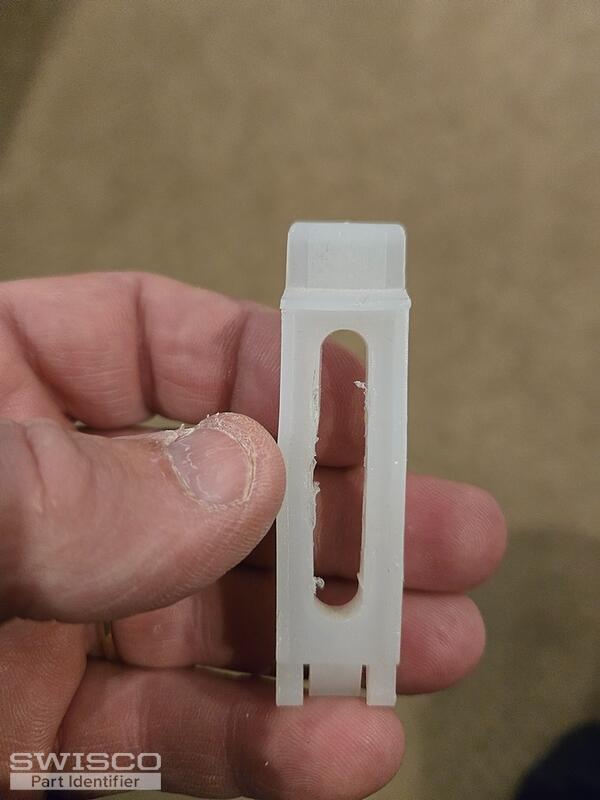 Plastic door guide