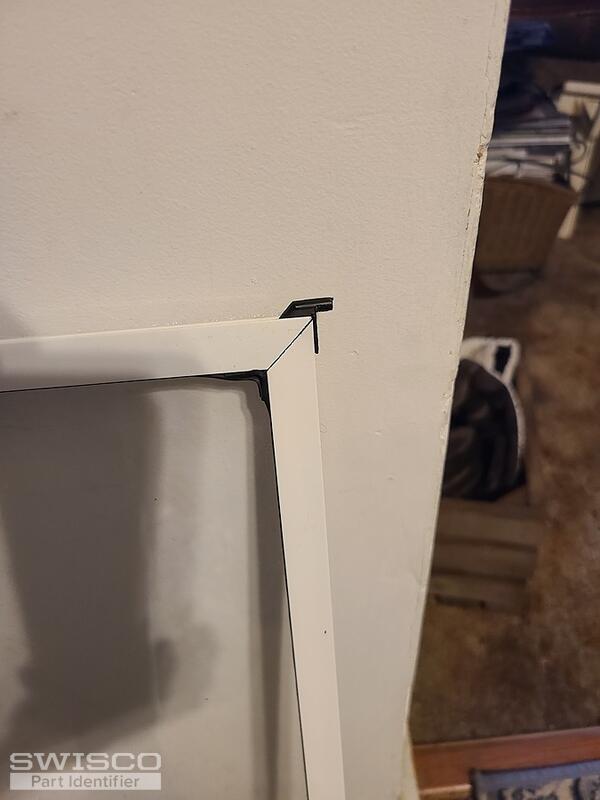 Larson storm door window replacement corner 2