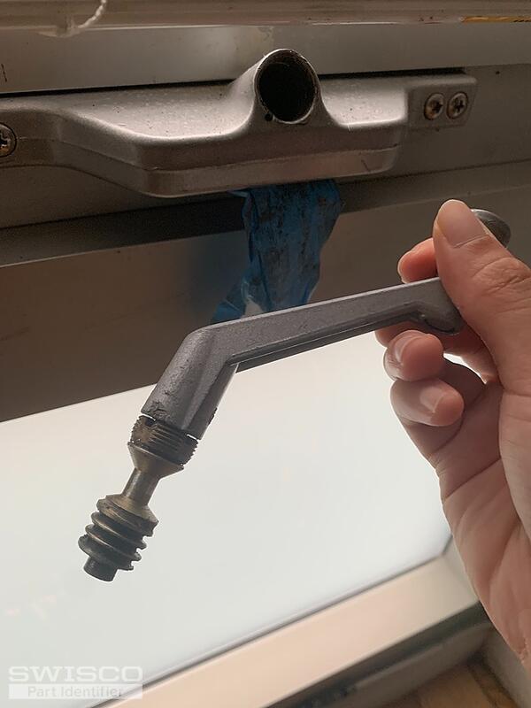 handle and worm gear