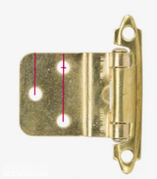 Hinge hole spacing