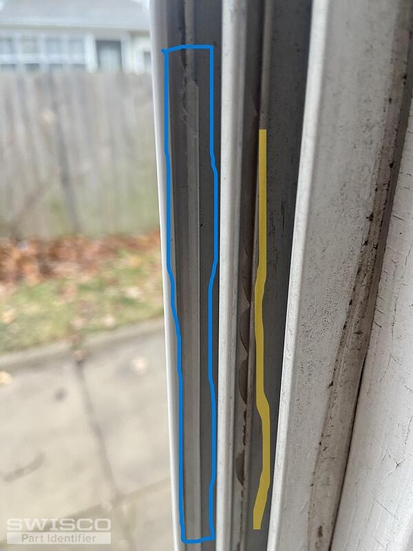 Blue intact yellow broken