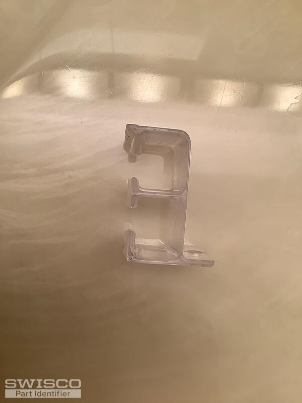 Sterling sliding shower door bottom guide