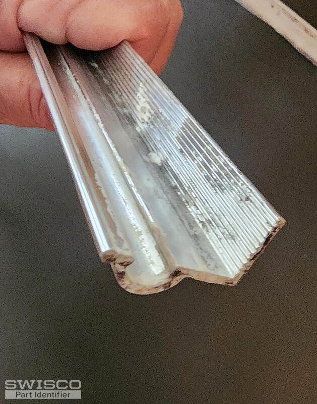 Framed shower door bottom seal