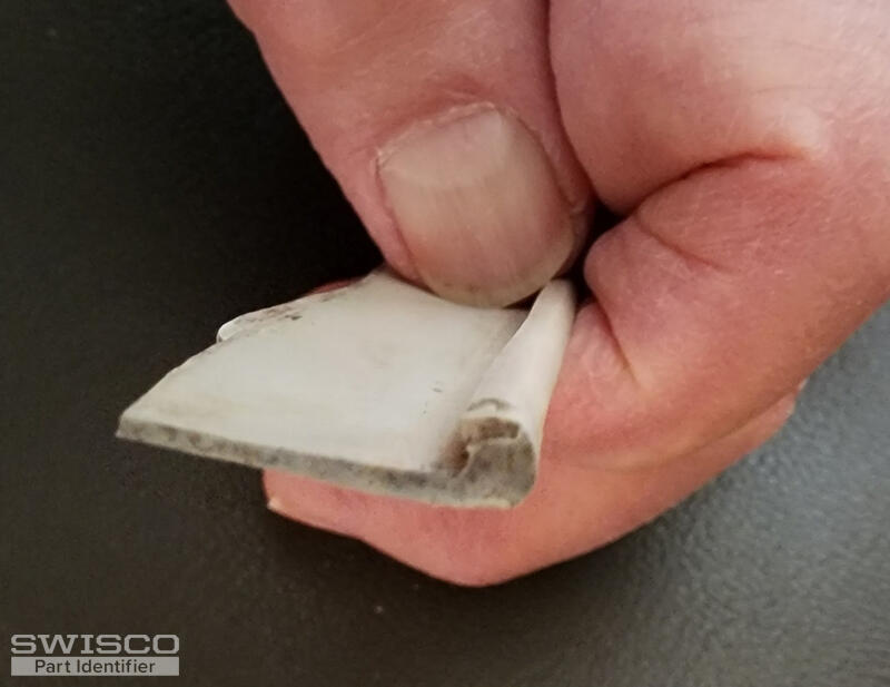 Framed shower door bottom seal