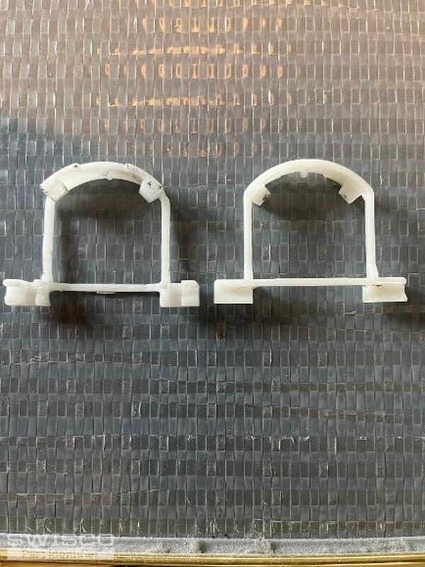 Closet plastic glide