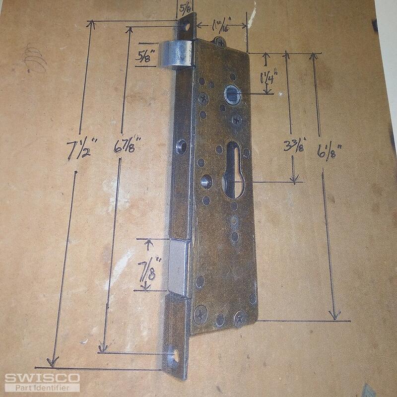 Screen Door Lock Dimentions