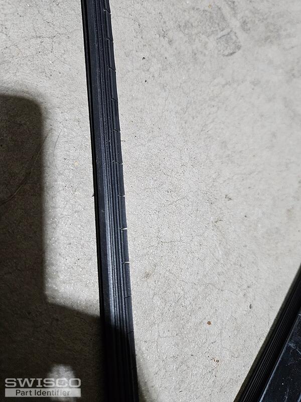 Trailer screen door weatherstripping