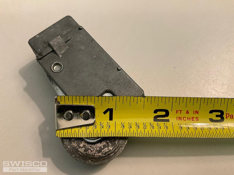 Sliding patio door roller