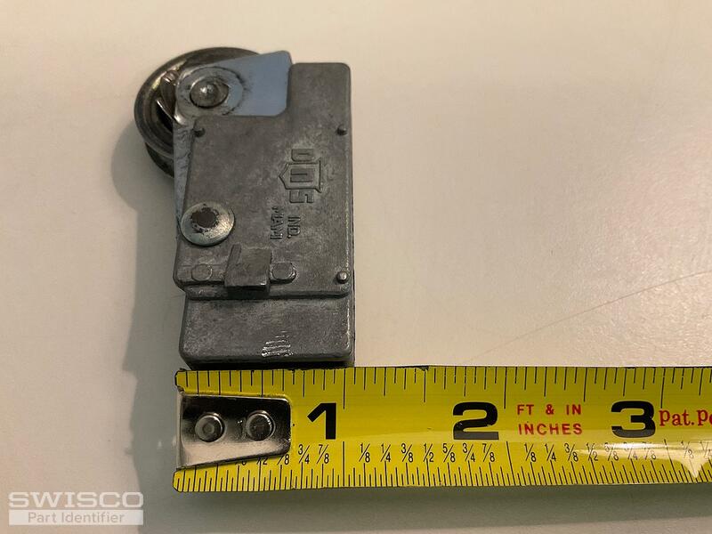 Sliding patio door roller