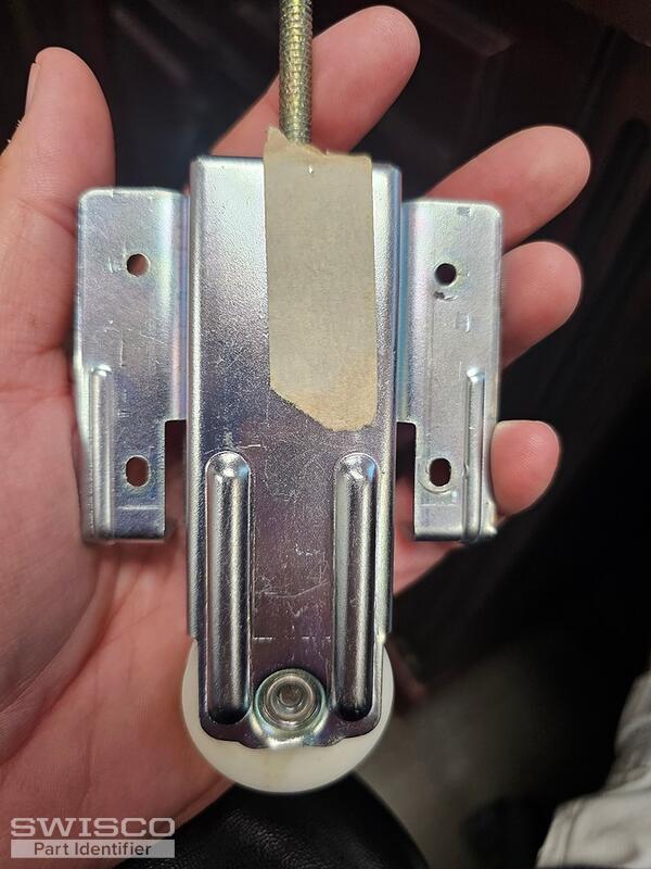 Closet door roller