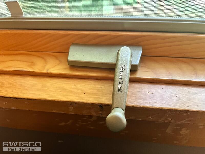Stripped weathershiel window operator 